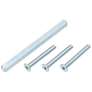 Bevestigingsset voor HMB veiligheidsbeslag kruk-kruk