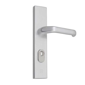 M-line Buitenschild met cilinderbeveiliging, breed rechthoekig beslag