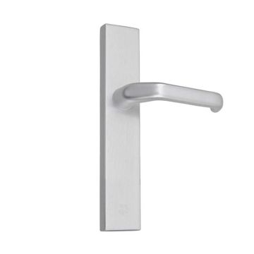 HMB M-line breed recht beslag, buitenschild deurkruk blind