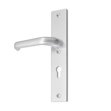M-line binnenschild met deurkruk, breed recht beslag