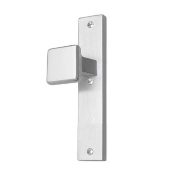 M-line blind binnenschild met deurknop, breed rechthoekig beslag