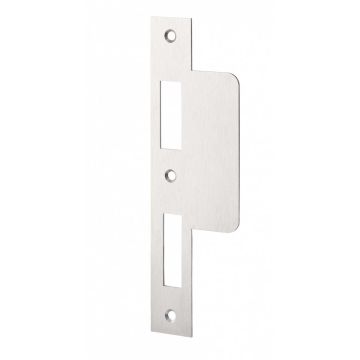 Sluitplaat voor solenoidsloten recht met lip, DIN links Sluitplaat voor solenoidsloten recht met lip, DIN links