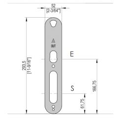 Afdekplaten 52mm