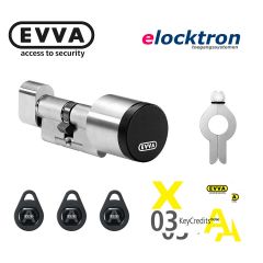 Evva Airkey startpakket; Knopcilinder, 3 tags, 2x 3 keycredits en montagegereedschap