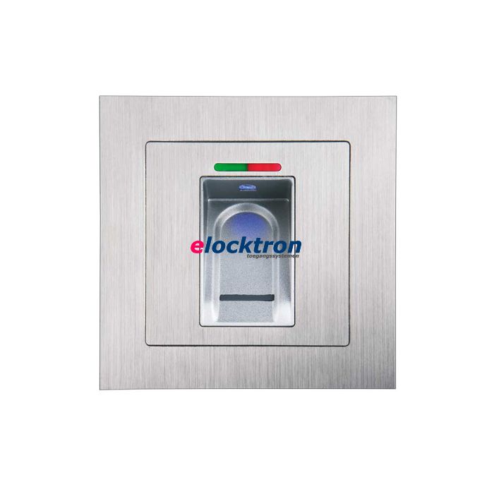Vingerscan BioKey RVS vierkant, inbouwmodel