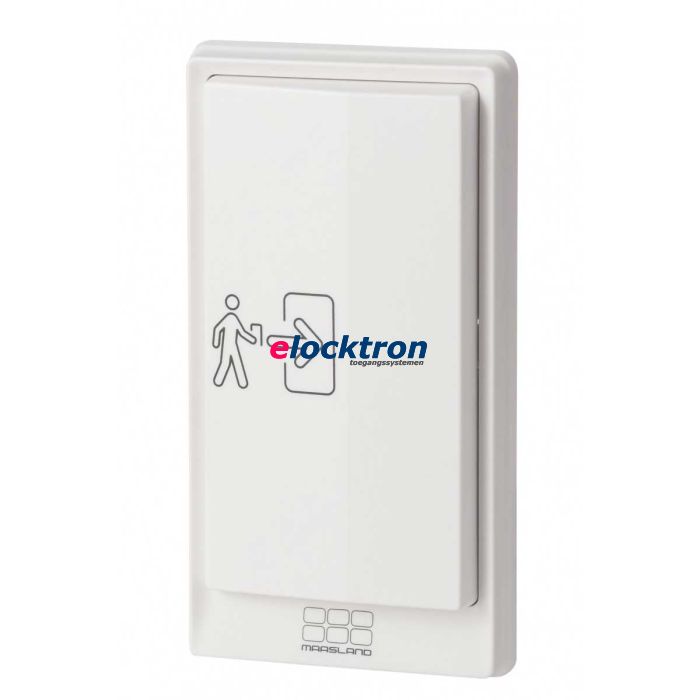 Elleboogschakelaar kunststof wit