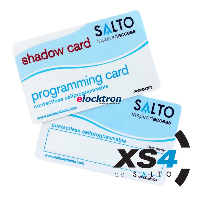 Salto XS4 zelf programmeerkaart