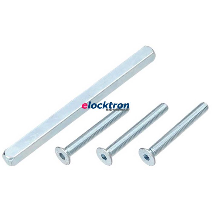 Bevestigingsset voor HMB veiligheidsbeslag kruk-kruk