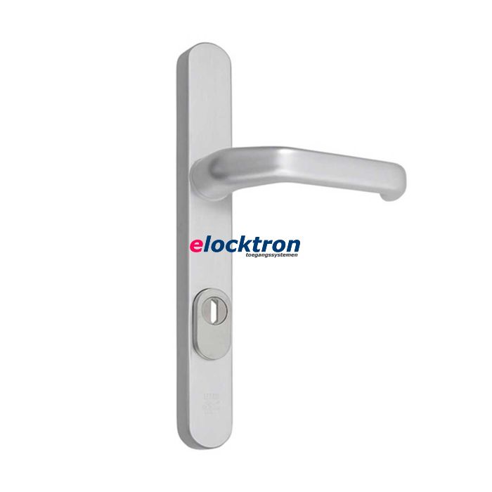 Buitenschild met kruk en cilinderbeveiliging