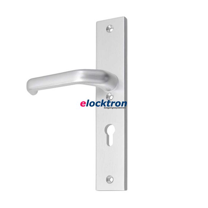 M-line binnenschild met deurkruk, breed recht beslag