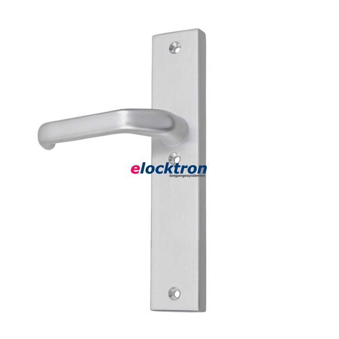 M-line blind binnenschild met deurkruk met ingebouwde veer, breed rechthoekig beslag