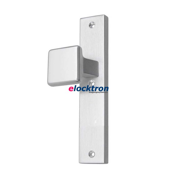 M-line blind binnenschild met deurknop, breed rechthoekig beslag