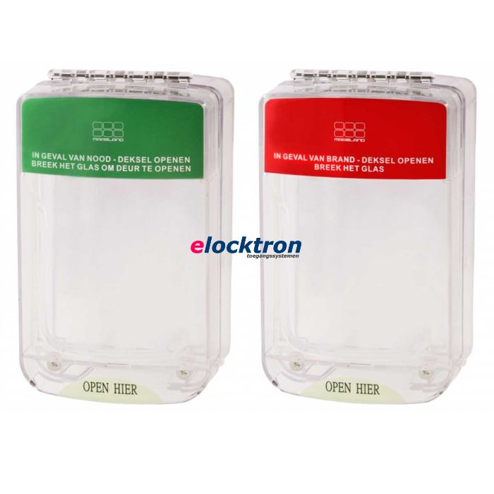 Beschermkap voor resetbare handmelders