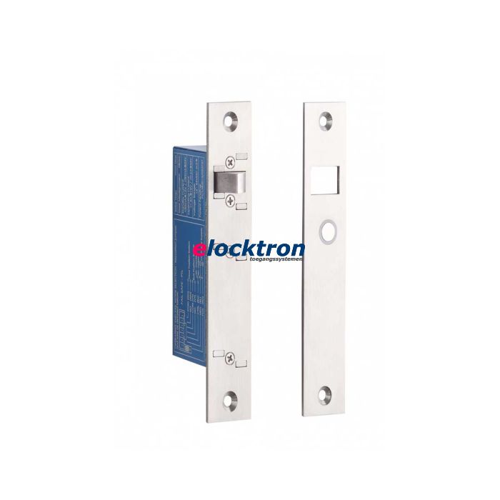 Elektrisch slot voor deuren met aanslag