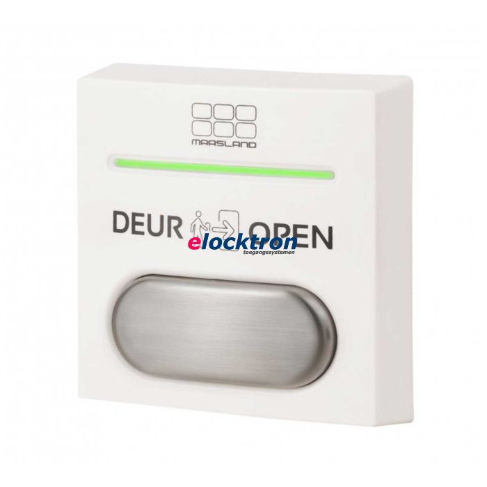 Drukknop opbouw met LED wit