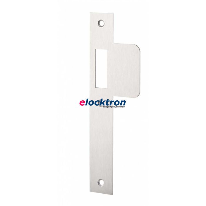 Sluitplaat voor loopslot recht met lip DIN links